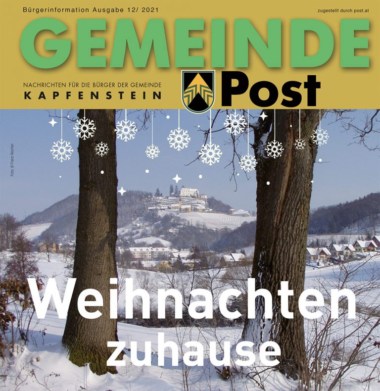 Gemeindezeitung Dezember 2021